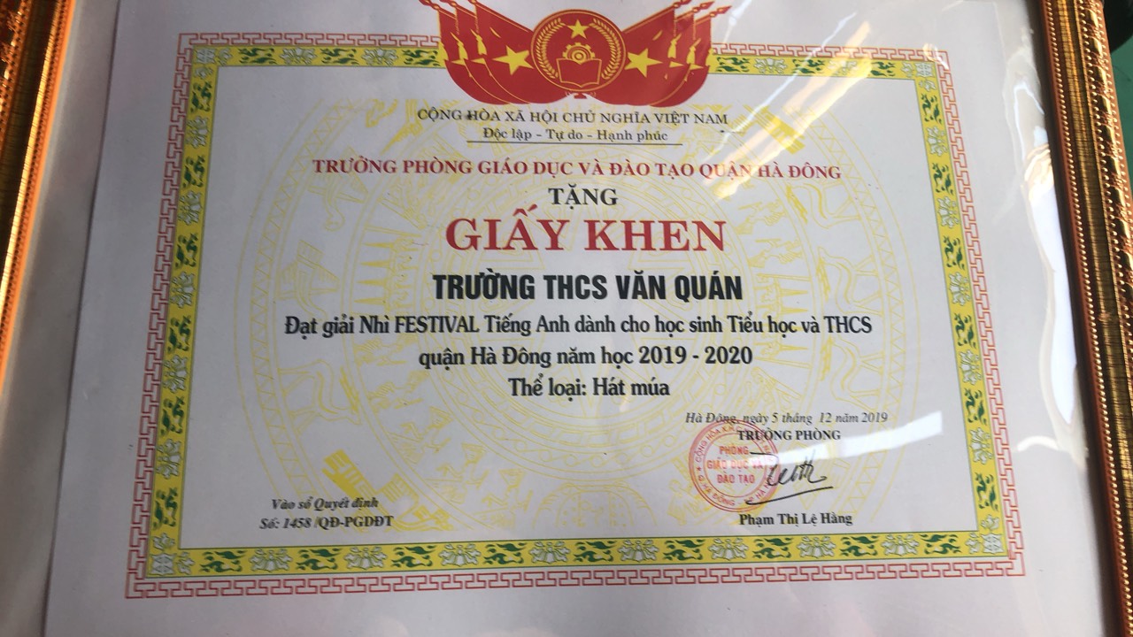 GIẤY KHEN